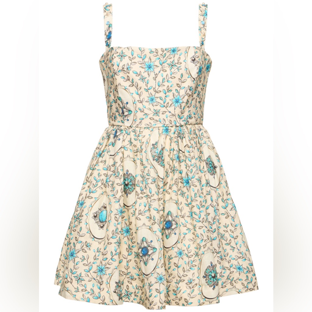 New: Agua Bendita Sapucai Platero Mini Dress - Us M